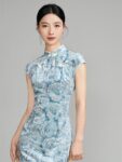 Prom Dresses Chinese Velvet Sleeveless Qipao2.jpg