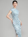 Prom Dresses Chinese Velvet Sleeveless Qipao2.jpg