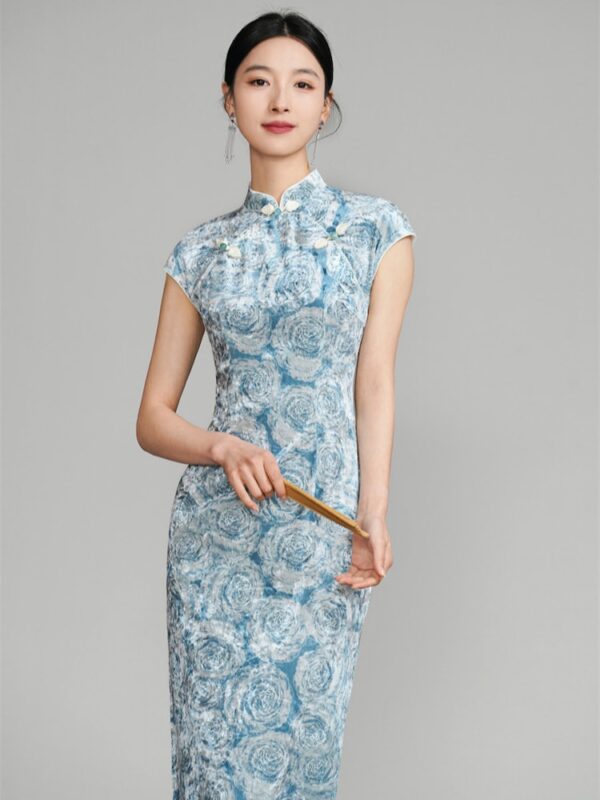 Prom Dresses Chinese Velvet Sleeveless Qipao7.jpg