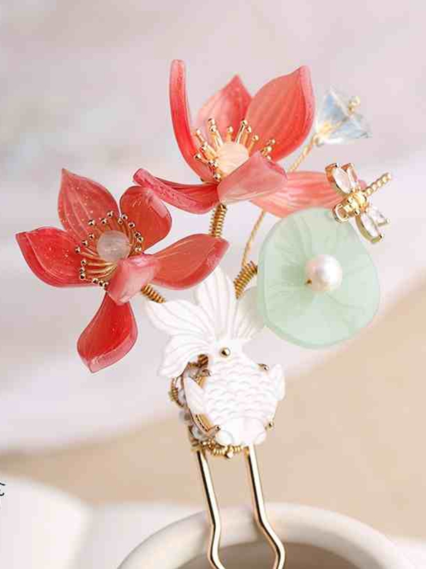Red Lotus Hair Pin Handmade Hair Accessories 12.jpg Red Lotus Hair Pin Handmade Hair Accessories 12.jpg