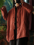 Retro Linen Coat Women Loose Jacket 1.jpg