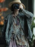 Retro Linen Tang Suit Shirt loose fit Top2.jpg