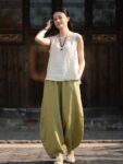 Sleeveless mandarin Vest Retro Linen Tank Top7.jpg