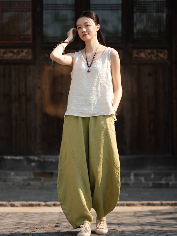 Sleeveless mandarin Vest Retro Linen Tank Top3.jpg
