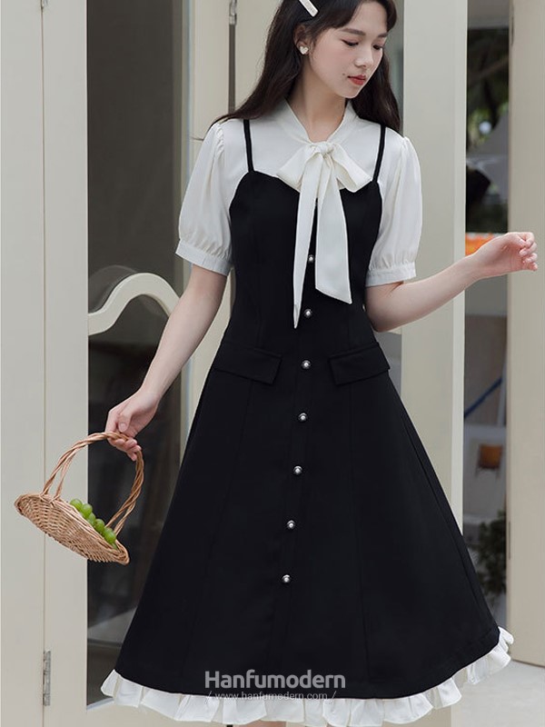 Splicing Short Sleeve Dresses 3.jpg Splicing Short Sleeve Dresses 3.jpg