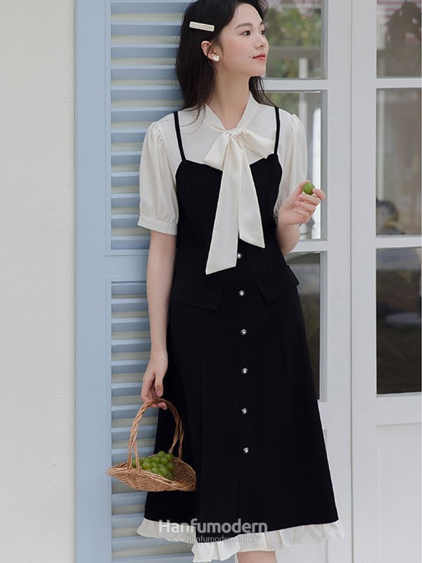Splicing Short Sleeve Dresses 5.jpg Splicing Short Sleeve Dresses 5.jpg