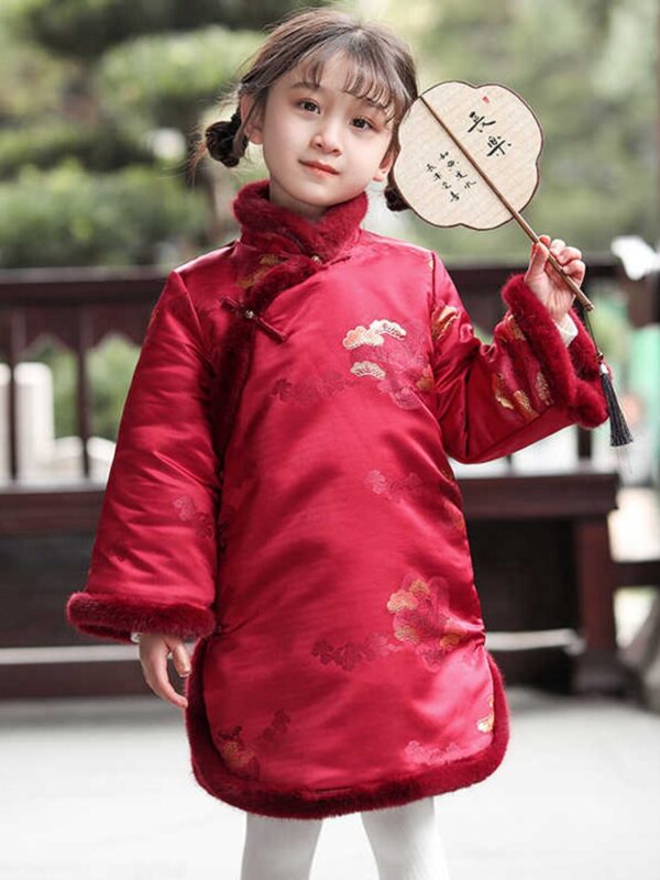 Tang Suit Kid Winter Thickened New Years Greeting Dress 5.jpg