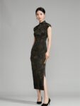 Vintage Chinese Typical Dress Jacquard Qipao4.jpg