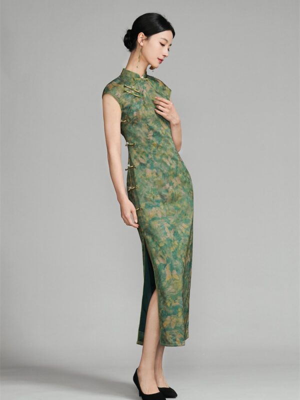 Vintage Chinese Typical Dress Jacquard Qipao7.jpg