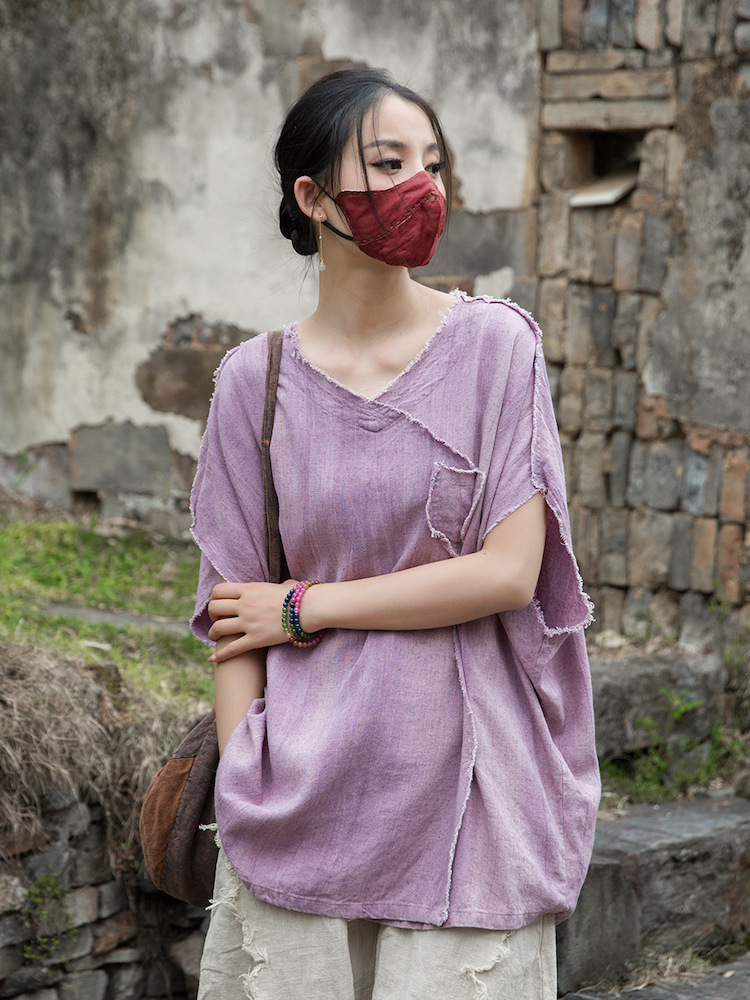 Vintage Dyed Loose Fit Zen Style Top for Women2.jpg Vintage Dyed Loose Fit Zen Style Top for Women2.jpg