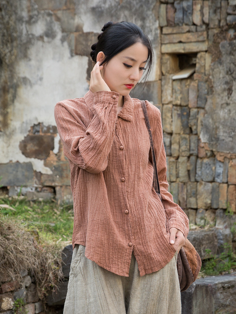 Vintage Linen Top Retro Long Sleeve Shirt7.jpg Vintage Linen Top Retro Long Sleeve Shirt7.jpg