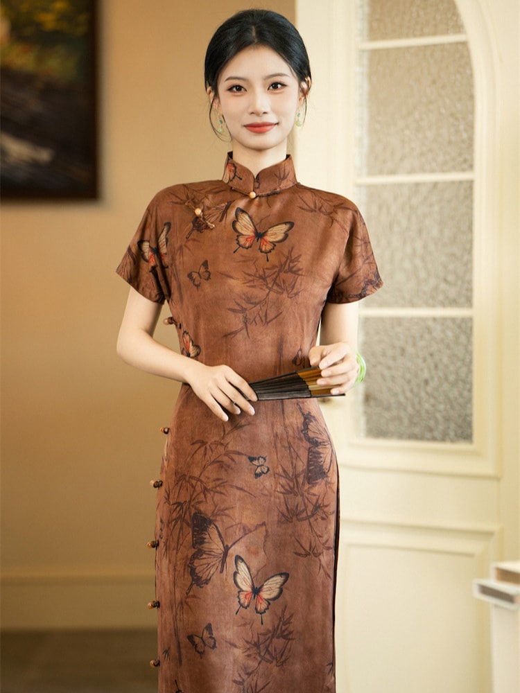 Vintage Shanghai Style Chinese Dress for Ladies5.jpg Vintage Shanghai Style Chinese Dress for Ladies5.jpg