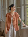 Vintage Short SleeveChinese Style Linen Shirt2.jpg