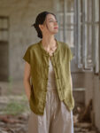 Vintage Short SleeveChinese Style Linen Shirt2.jpg
