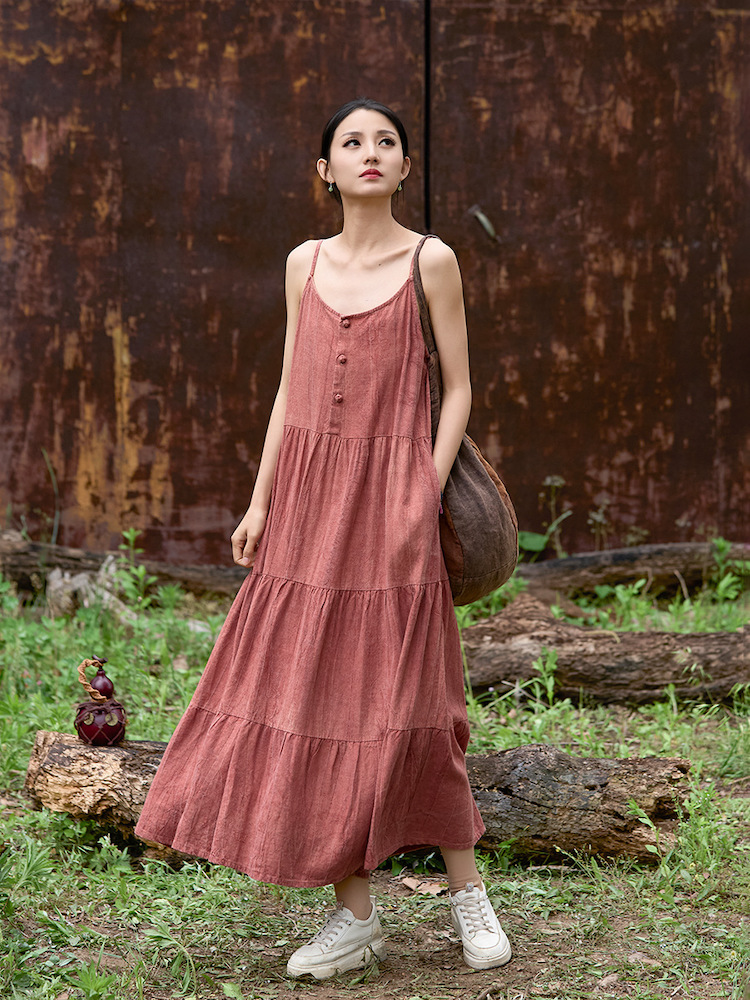 Vintage Spaghetti Strap Linen Sundress6.jpg Vintage Spaghetti Strap Linen Sundress6.jpg