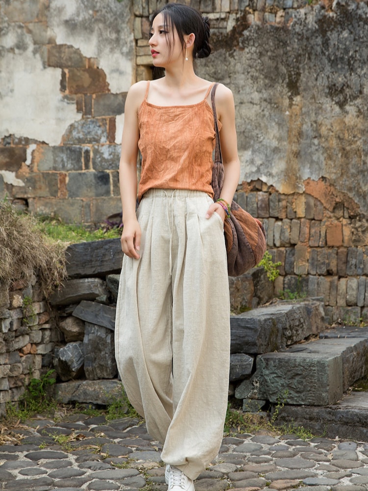 Vintage Style Harem Pants Loose Fit Trousers5.jpg Vintage Style Harem Pants Loose Fit Trousers5.jpg
