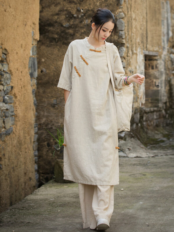 Washed Linen Long Dress Vintage Maxi Dress9.jpg