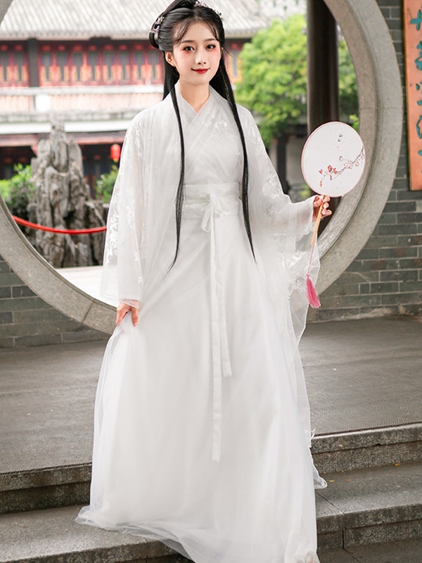 White Fairy Dress Chinese Style Dance Hanfu Female 17.jpg