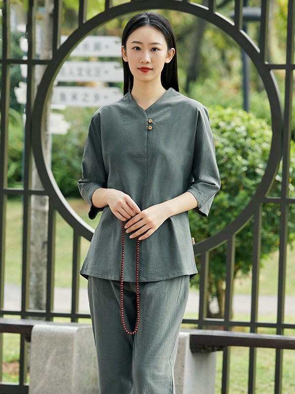 Womens Meditation Clothing Cotton Linen Zen Yoga Set3.jpg
