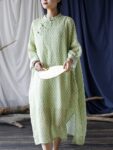Womens Printed Dress Vintage Losse Qipao1.jpg