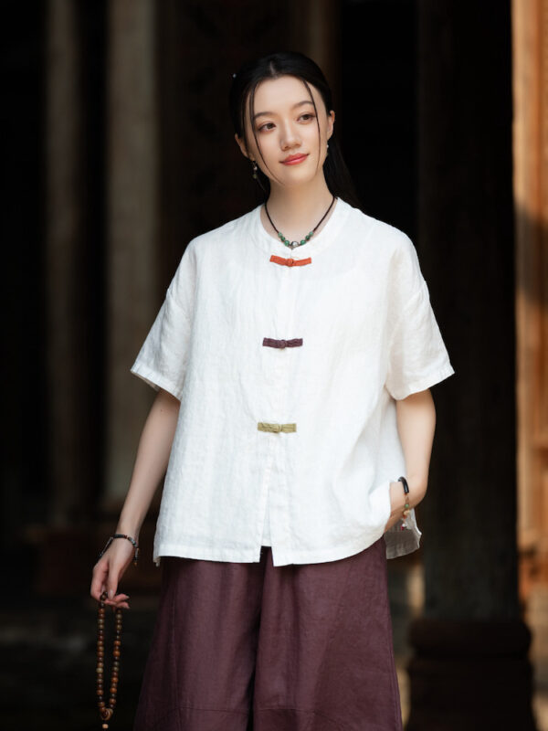 Zen Clothing Linen Top Summer Blouse3.jpg