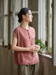 Zen Style Linen Top Summer Tee1.jpg