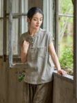 Zen Style Linen Top Summer Tee1.jpg