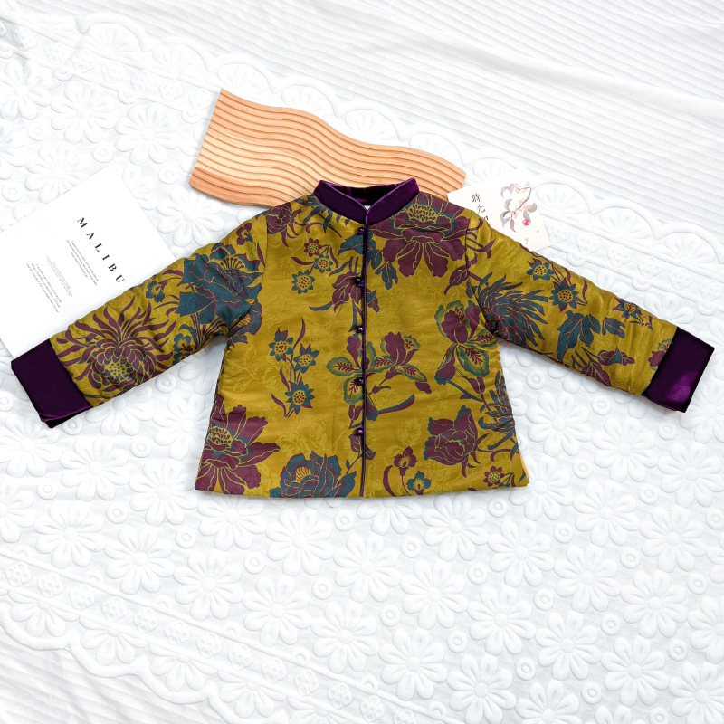boys chinese new year jacket flat lay yellow.jpg boys chinese new year jacket flat lay yellow.jpg