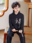 boys chinese embroidered suit front view 3.jpg