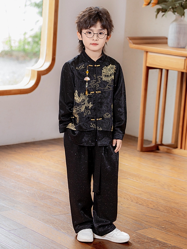 boys gold embroidery chinese tang jacket 2.jpg