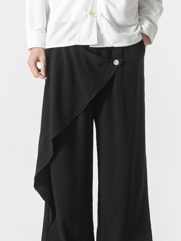 chinoiserie linen loose pants men 3.jpg