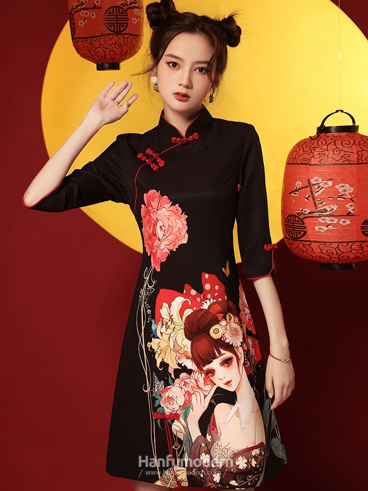 fashion cheongsam short dress women 3.jpg fashion cheongsam short dress women 3.jpg