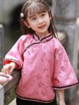 hanfumodern Traditional Childrens Clothing Girls Tang Suit Cheongsam 2.jpg