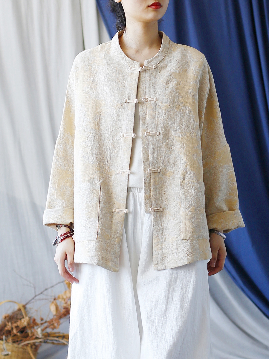 hmnskd119 tang suit beige front frog button.jpg hmnskd119 tang suit beige front frog button.jpg