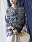 hmnskd120 tang suit blue front frog button.jpg
