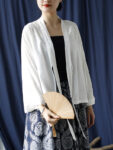 hmnskd130 cardigan white open front tie.jpg