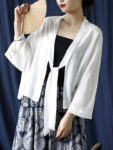 hmnskd130 cardigan white open front tie.jpg