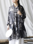 hmnskd131 kimono jacket black front button detail.jpg