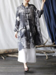 hmnskd131 kimono jacket black front button detail.jpg