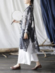hmnskd131 kimono jacket black front button detail.jpg