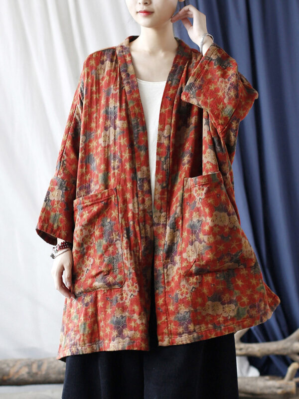hmnskd133 kimono cardigan red casual styling.jpg