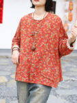 hmnskd136 cotton jacket orange front floral print.jpg