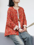 hmnskd136 cotton jacket orange front floral print.jpg