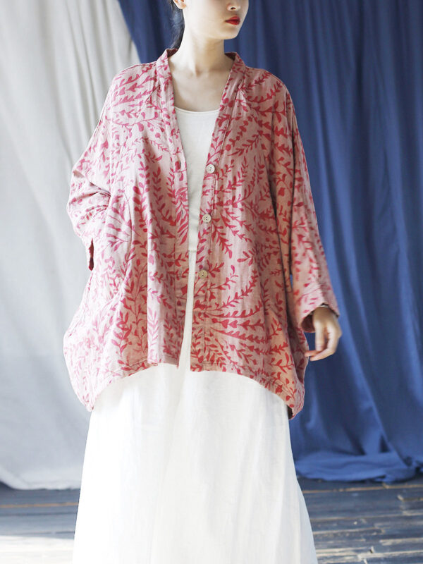 hmnskd137 cotton coat pink front floral print.jpg