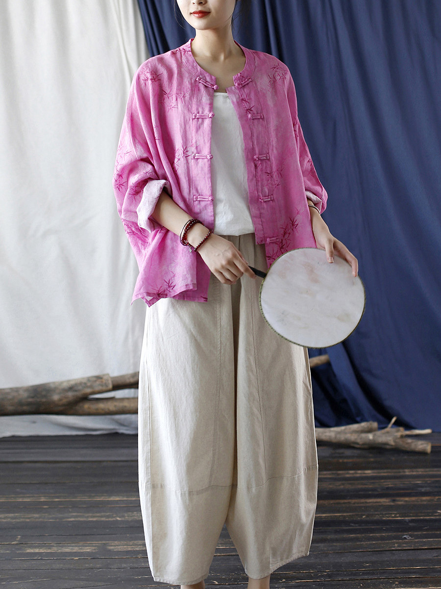 hmnskd138 linen jacket pink full body outfit.jpg hmnskd138 linen jacket pink full body outfit.jpg