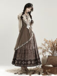hqhf10024 modern hanfu brown beige standing full look.jpg