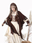 hqhf10065 modern hanfu brown ivory front cape look.jpg
