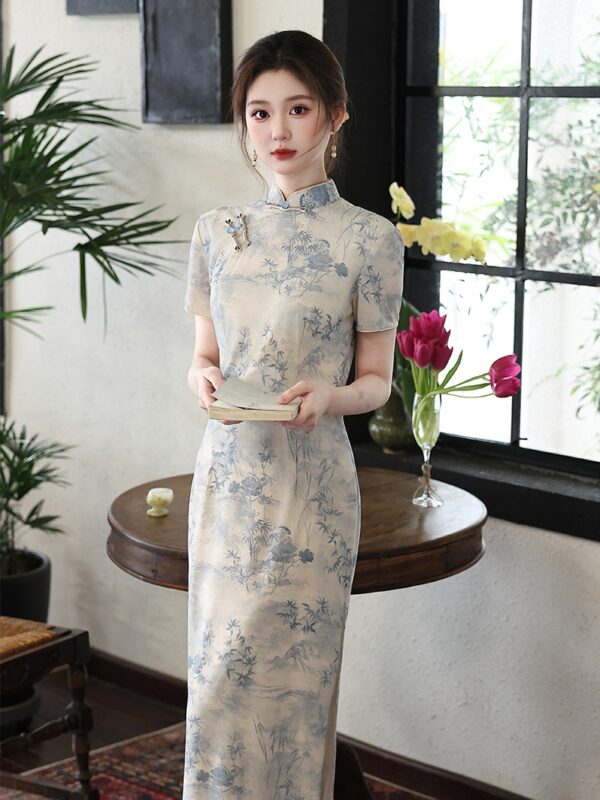 ic1019 qipao blue front standing full.jpg