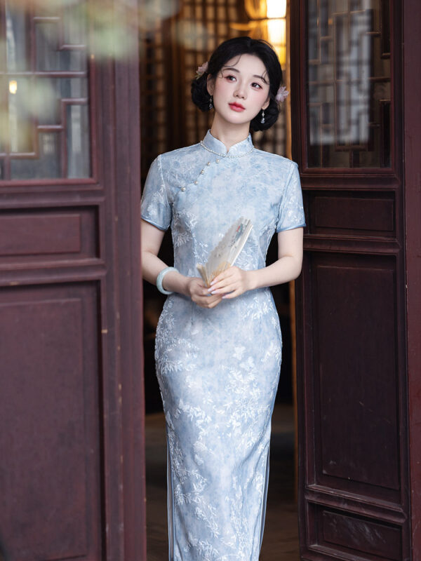 ic1025 qipao blue front standing room.jpg