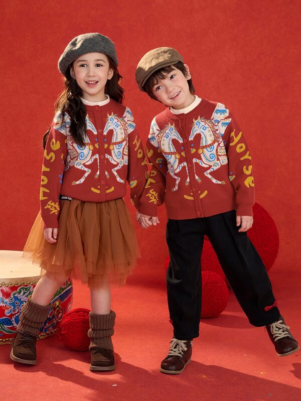 kids chinese new year cardigan sweater boys girls full look.jpg